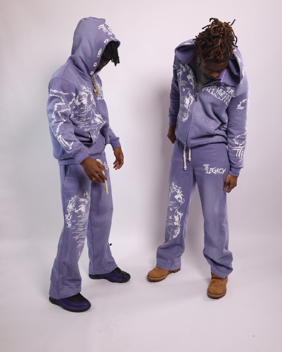 Purple rhinestone sets