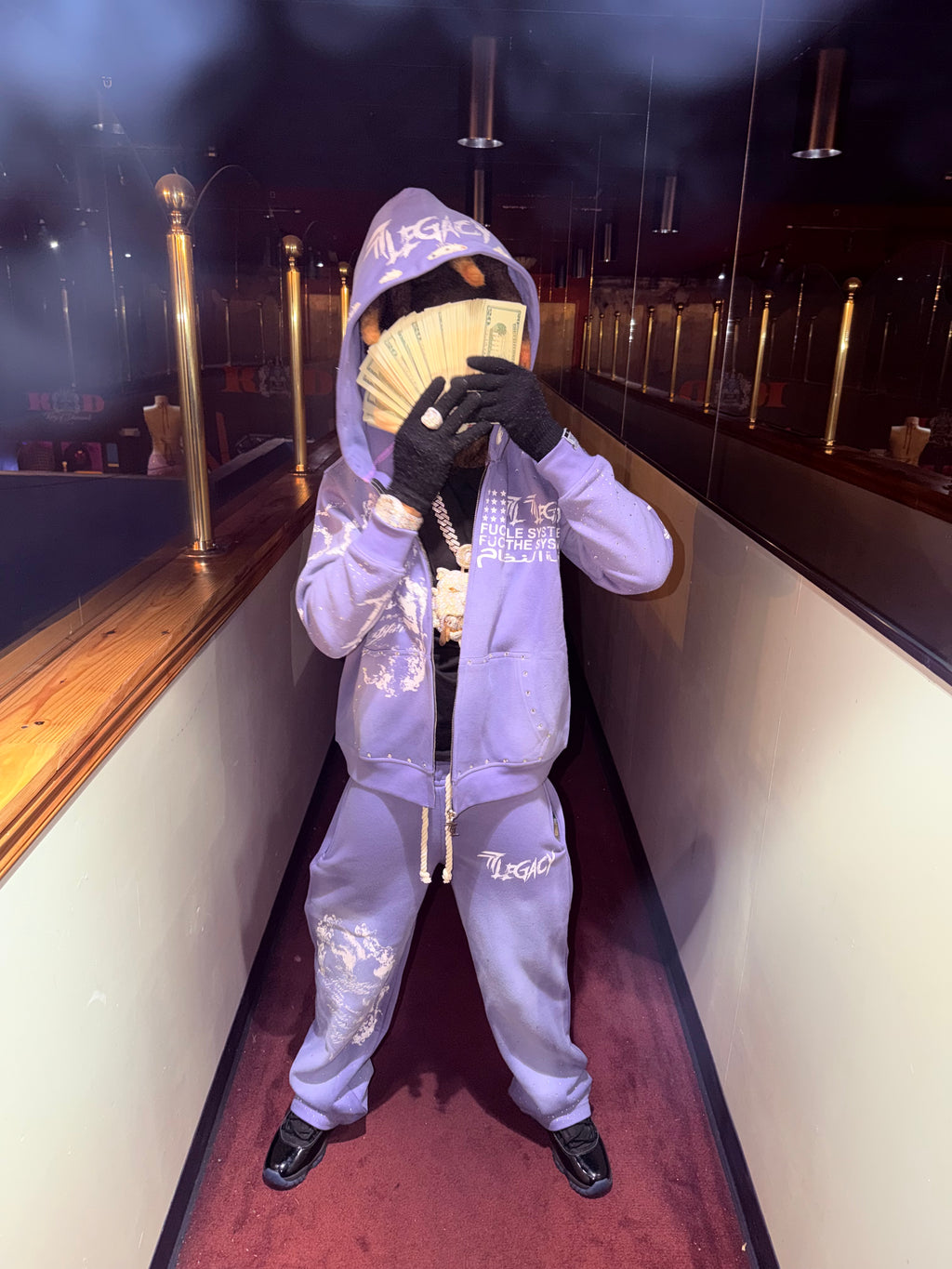 Purple rhinestone sets