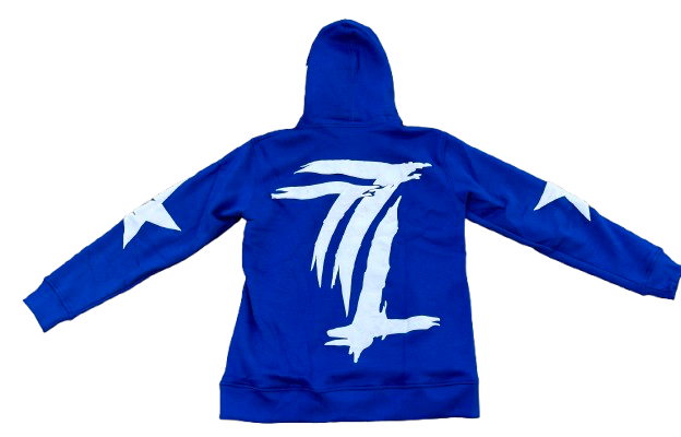 Blue full zip
