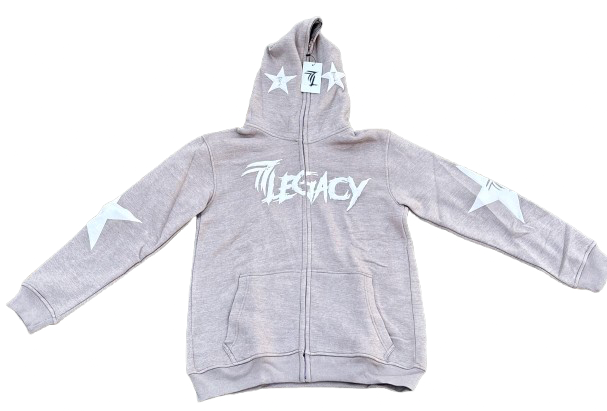 Grey full zip