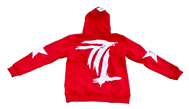 Red full zip