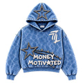 Money Motivated hoodie (blue)