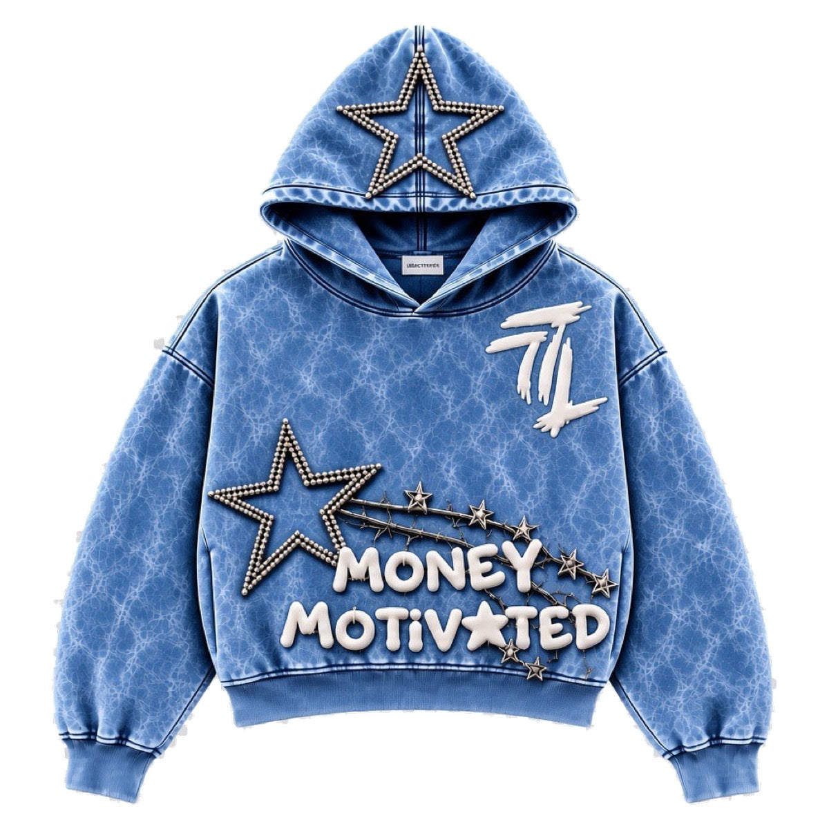 Money Motivated hoodie (blue)